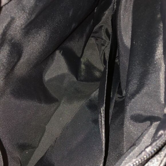 MCM Black & Gold Monogram Shoulder Bag with Top Zipper Closure Made In Germany - Picture 16 of 17